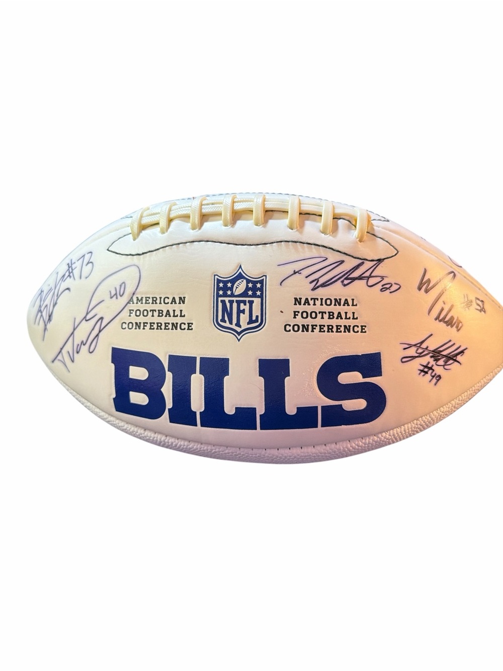 2021 Buffalo Bills FULL TEAM SIGNED Football - Picture 5 of 6